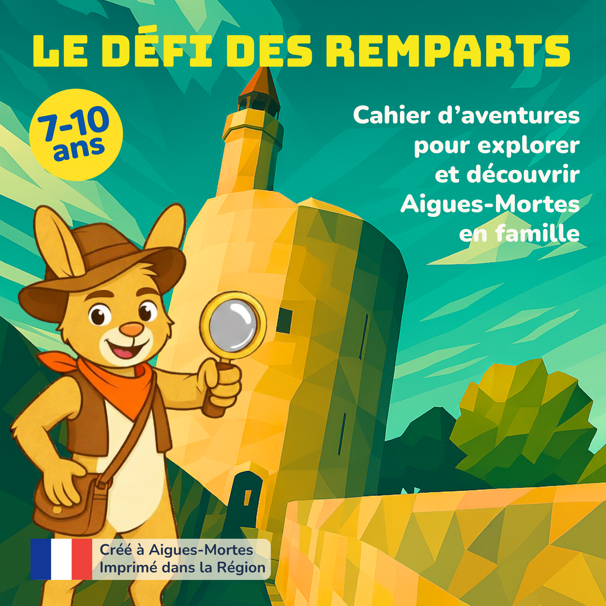 Le défi des remparts - Cahier d'aventures pour explorer et découvrir Aigues-Mortes en famille